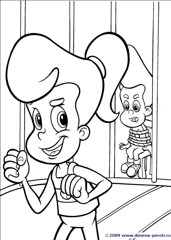 jimmy neutron desene colorat